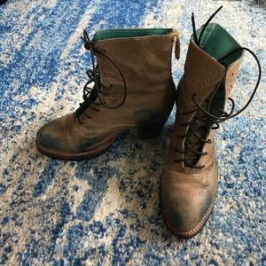 PSKaufman | Anthro | handpainted Studio Boot